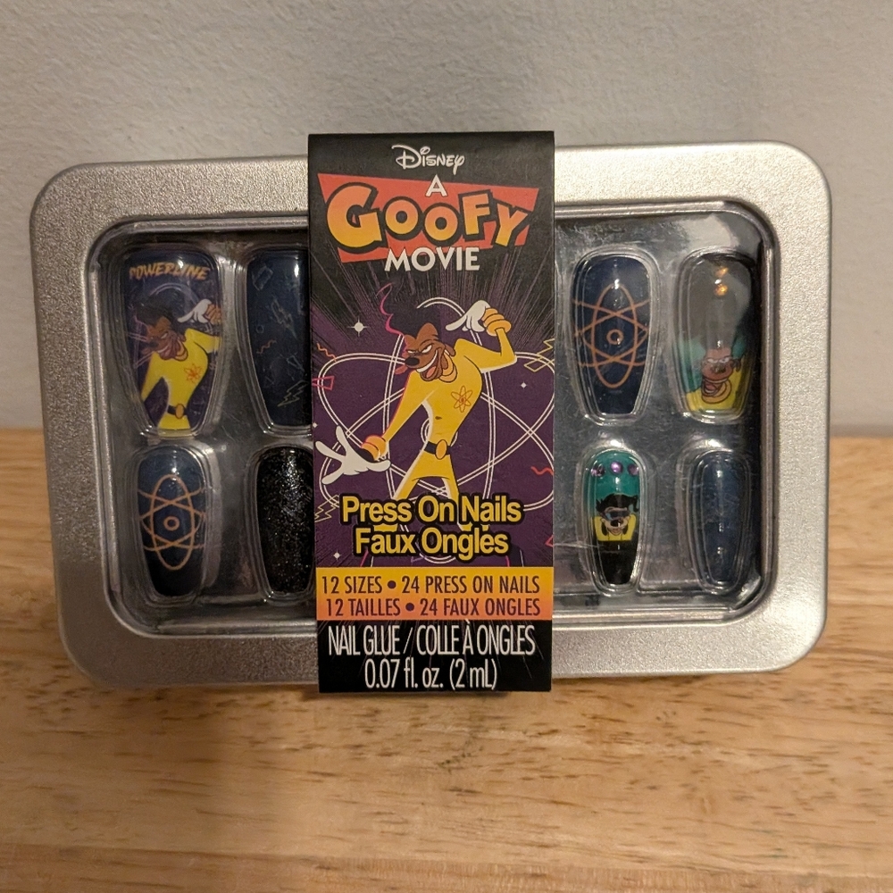 Disney A Goofy Movie Colorful Press On Nails